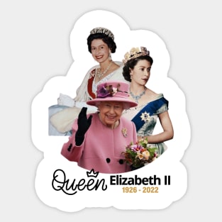 queen elizabeth Sticker